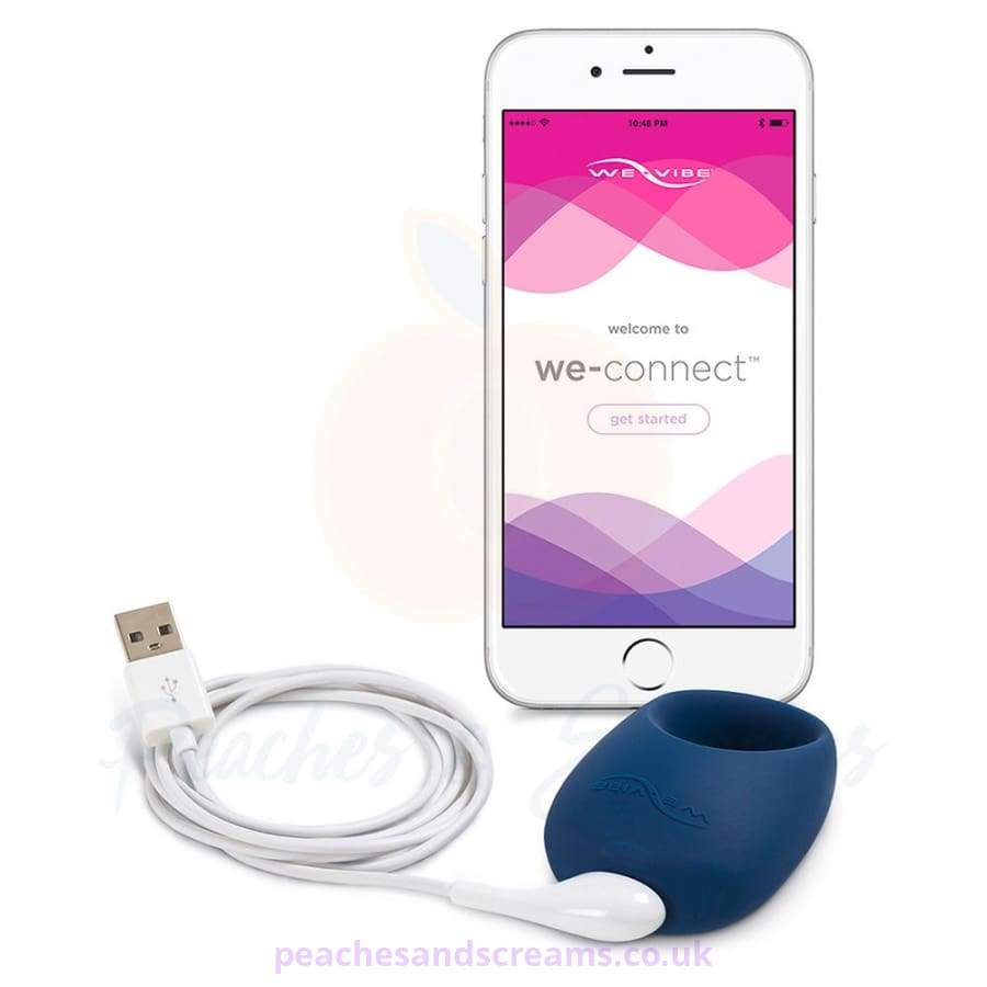 WeVibe Multi-Speed Rechargeable Pivot Blue Cock Ring